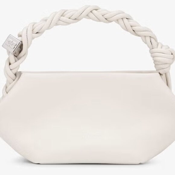 Ganni Mini Eyelets Lace-Up Leather-Blend Bou Bag - Picture 4 of 4